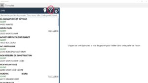 iMob Contact la gestion des filtres