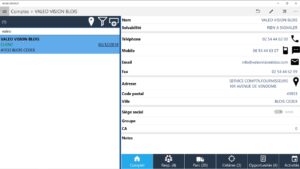 iMob Contact prise de note suite email